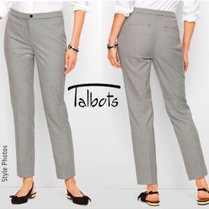 Talbots Gray Straight Leg Pants